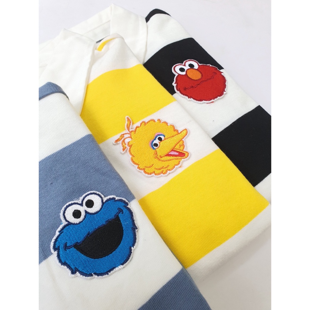 Áo thun kẻ dài tay có cổ cho bé trai. HA2452