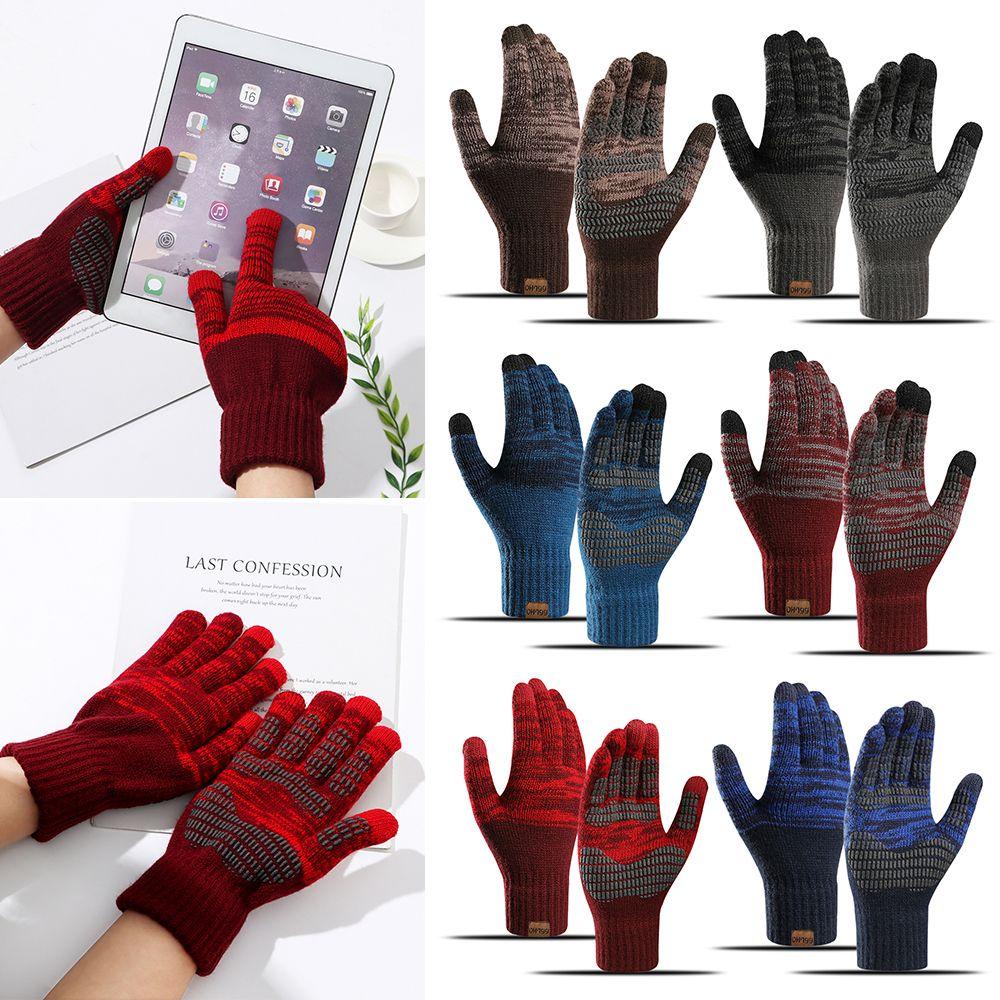Găng Tay Len Nhung Ấm Áp Thời Trang Dành Cho Nam
