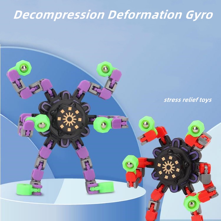 Đồ Chơi robot Biến Hình Bằng Ngón Tay Sáng Tạo 4 Màu Tùy Chọn Cho Trẻ Em