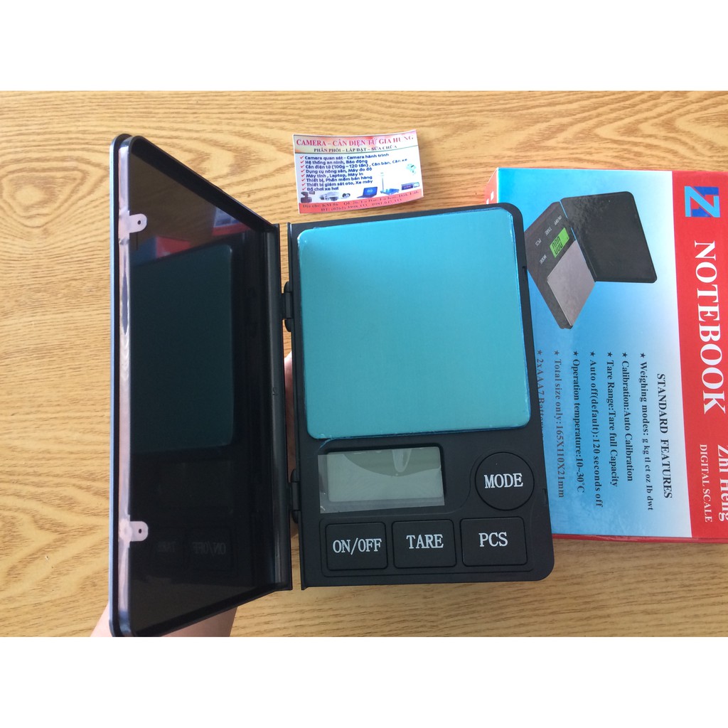 CÂN MINI NOTEBOOK 1KG/0.01G