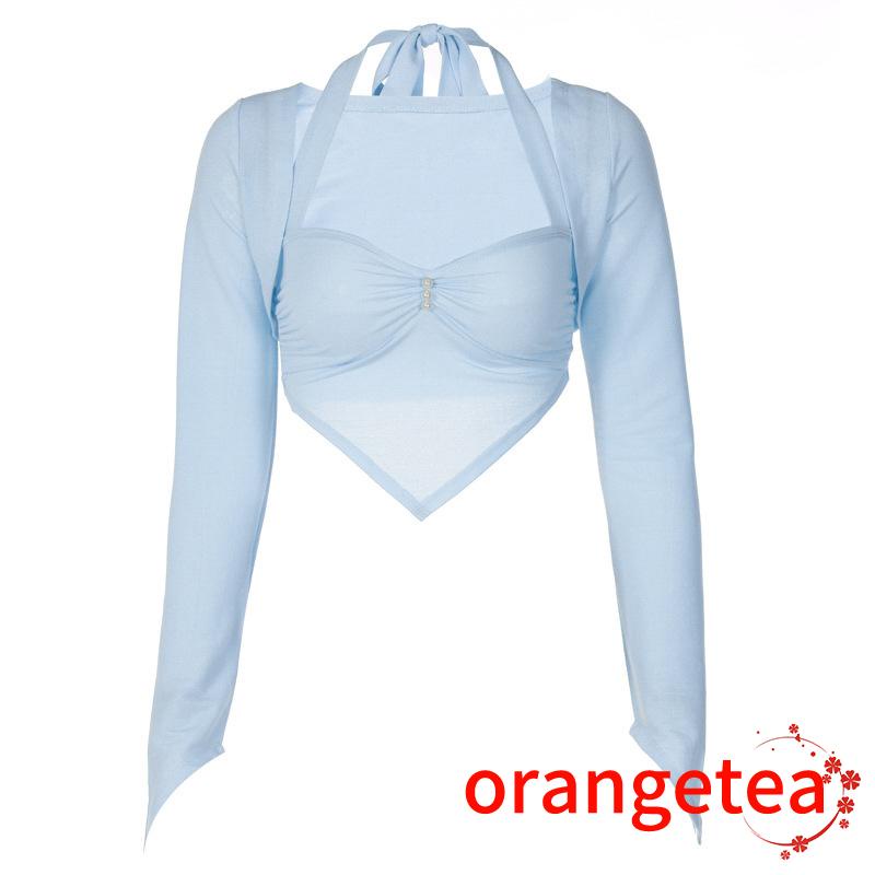 Áo Crop Top Hai Dây Màu Sắc Thời Trang Cho Nữ