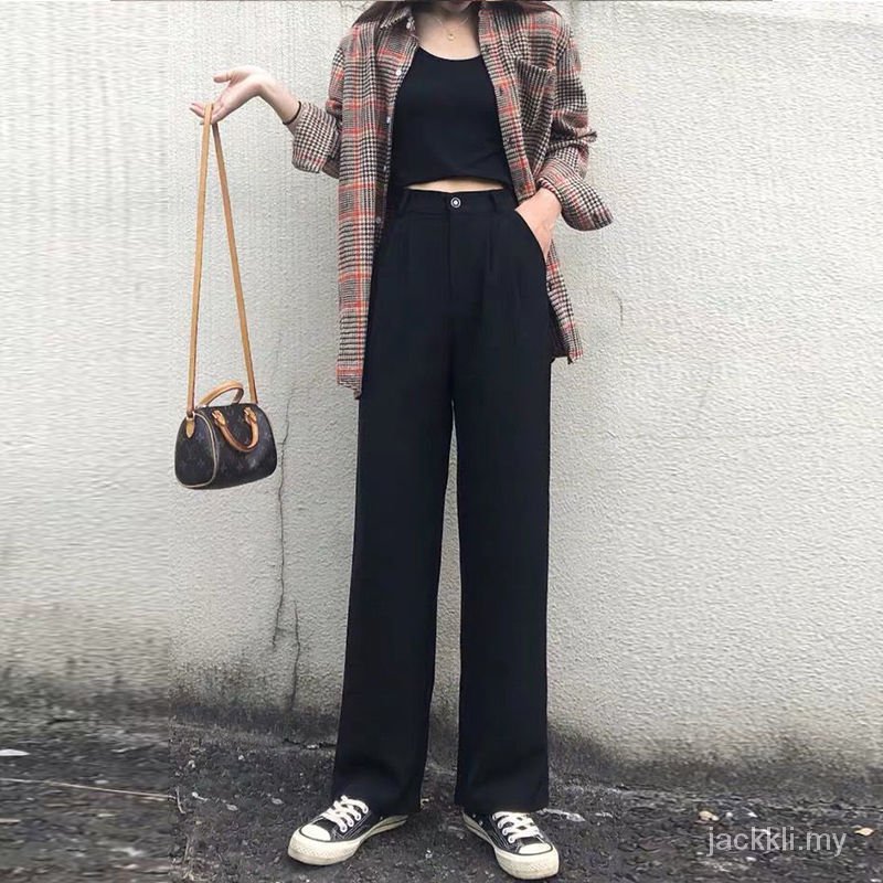 Quần Dài Nữ Ống Rộng Lưng Cao Thời Trang | BigBuy360 - bigbuy360.vn