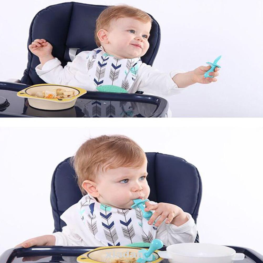 Accessories Baby Training Easy Clean Home Non-toxic Protection Spoon Fork Cutlery Set