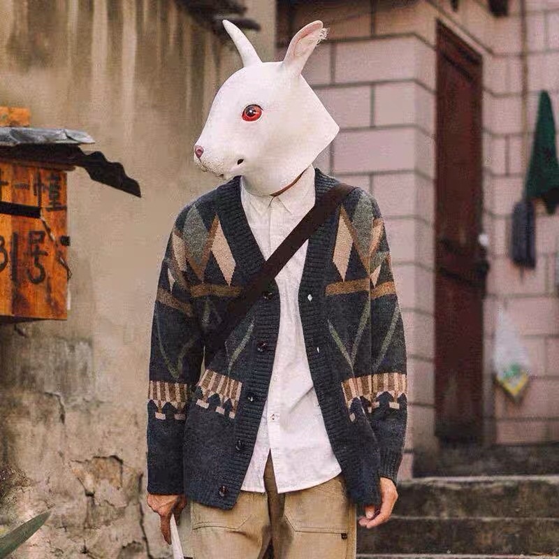 Áo cardigan Brochi hoạ tiết Aztec unisex style Hàn Quốc