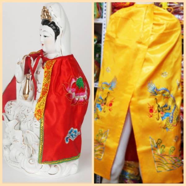  Áo choàng Tượng Phật từ 20-50cm(Mẹ Quan Âm,Áo Ông...)