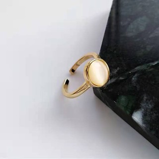 Nhẫn một mắt mèo xinh xắn cho nữ Thiết kế mở