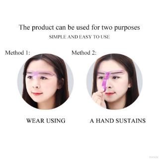 Reusable Eyebrow Drawing Shaping Templates Handheld Makeup Tools