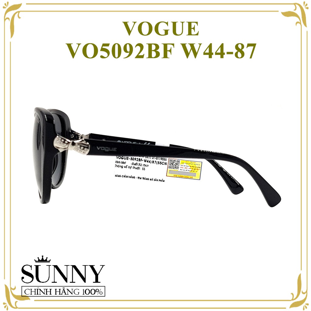 VO5092BF W44-87 - Kính mát Vogue chính hãng Italia, bảo hành toàn quốc