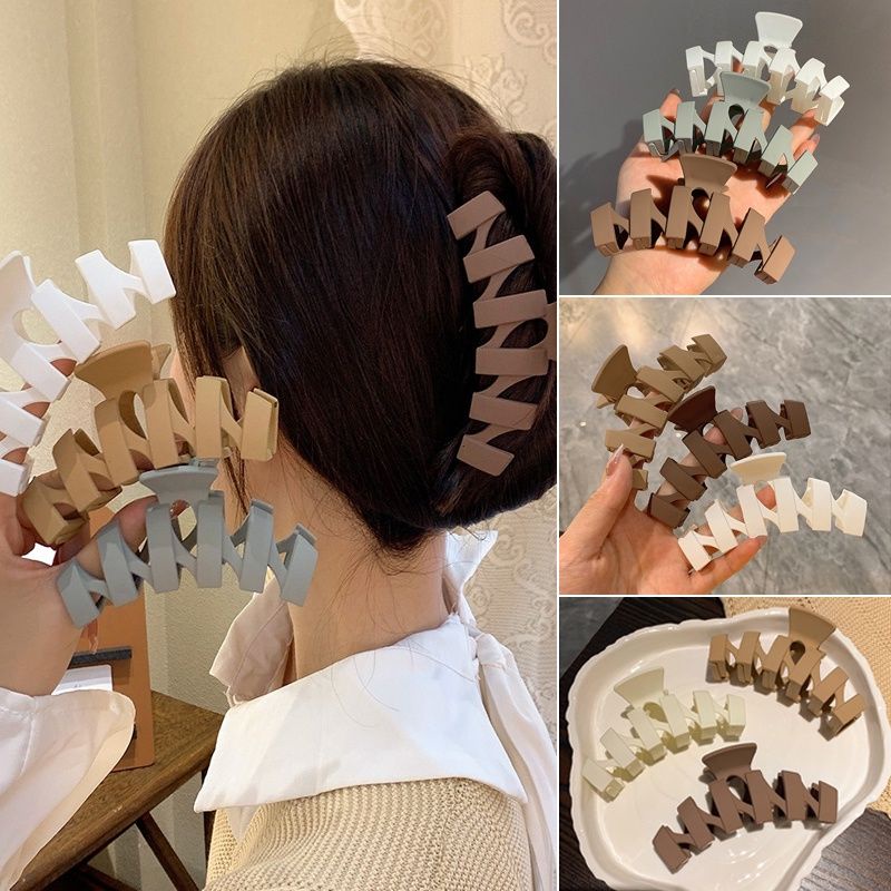 Kẹp tóc nhựa đa năng phong cách Hàn Quốc