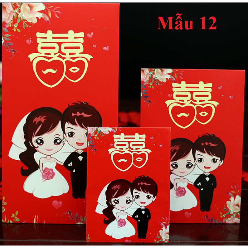 Bao lì xì dùng trong bưng quả đám cưới