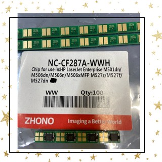 Chíp hộp mực CF 287A dùng cho máy Hp 506