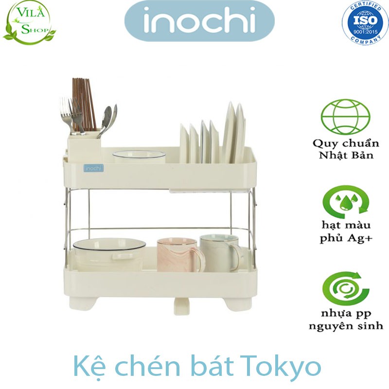 [ 2 Phân Loại ] Kệ Để Bát Đĩa, Kệ Úp Chén Bát Đa Năng Inochi, Đạt Tiêu Chuẩn Xuất Nhật - Châu Âu - EU