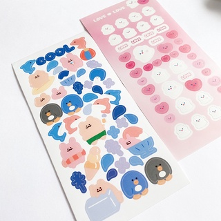 Sticker Dán Trang Trí Laptop Hình Chim Cánh Cụt / Gấu / Ma Dễ Thương Diy