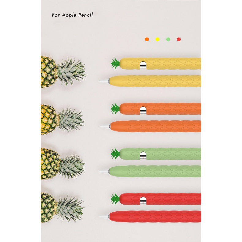 Bao Case Hình Trái Dứa bảo vệ cho bút Apple Pencil 1 / Pencil 2.