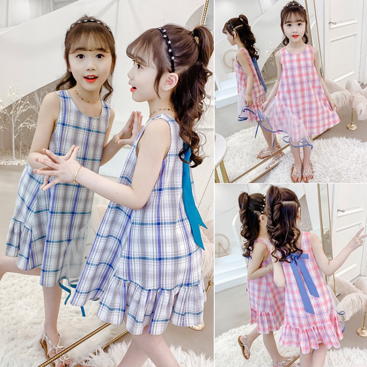 💕Trang Phục Tốt Cho Sức Khỏe Cho Bé Gái💕 Đầm Một Mảnh Thời Trang Mùa Hè Xinh Xắn Cho Bé Gái