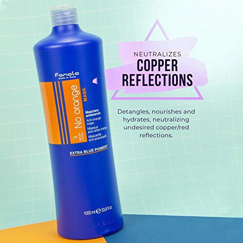 ✅✅ [Fanola - Chính Hãng] Mặt nạ ủ khử sắc tố cam cho tóc nhuộm màu tone lạnh Fanola Anti-Orange mask (No-orange) 1000ml | BigBuy360 - bigbuy360.vn