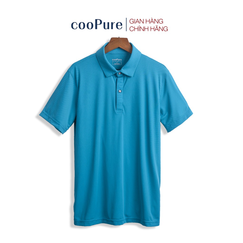 Áo thun polo nam cooPure dòng active, chất vải rayon mát mịn, thiết kế đường phản quang tinh tế NO.2773 (4 màu update)