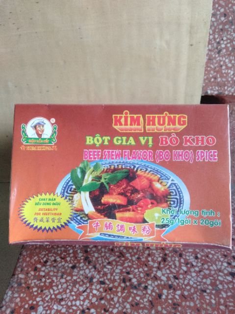 BỘT GIA VỊ NẤU BÒ KHO KIM HƯNG