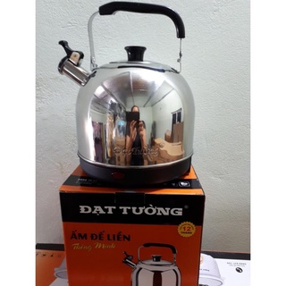Ấm đun nước siêu tốc đế liền đạt tường có còi báo --5l
