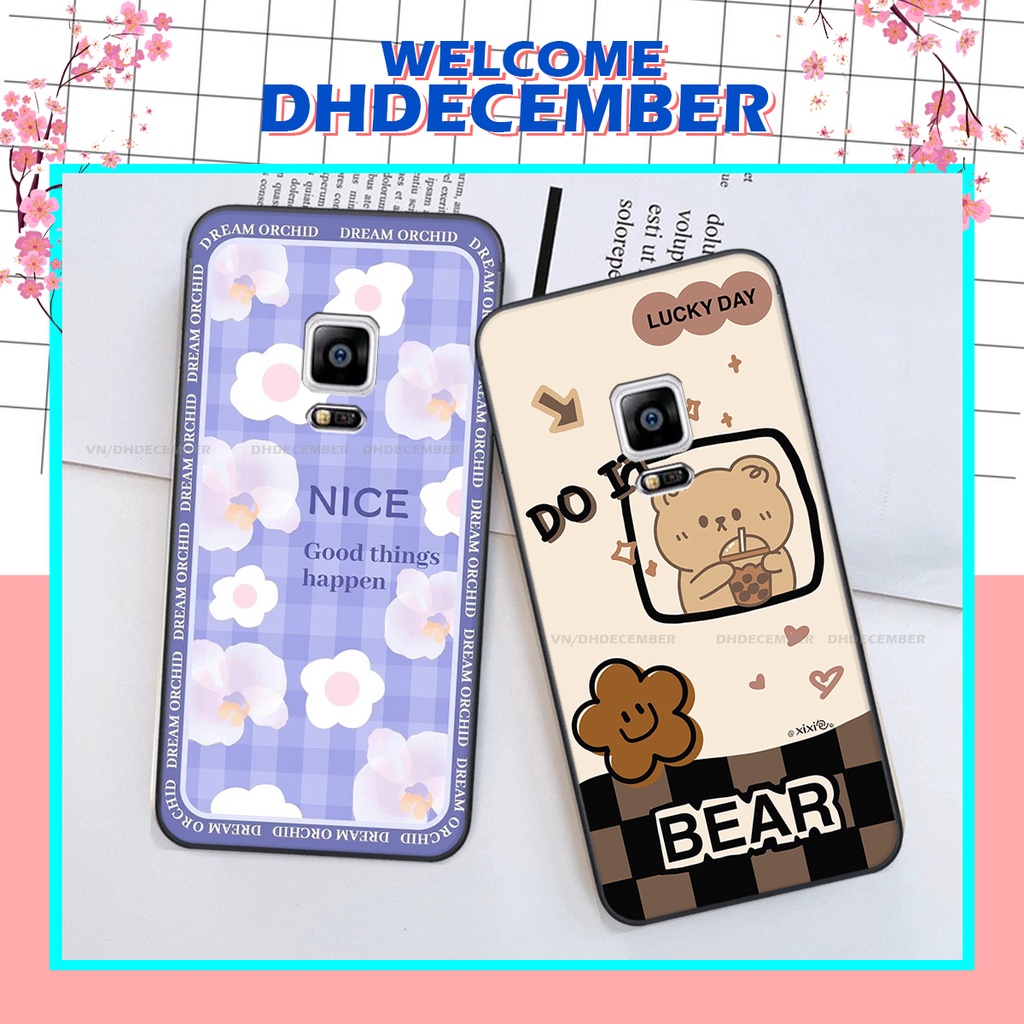 Ốp lưng Samsung Galaxy NOTE 4 in hình gấu K@ws, gấu nâu, dor@emon RẺ- ĐẸP- BỀN