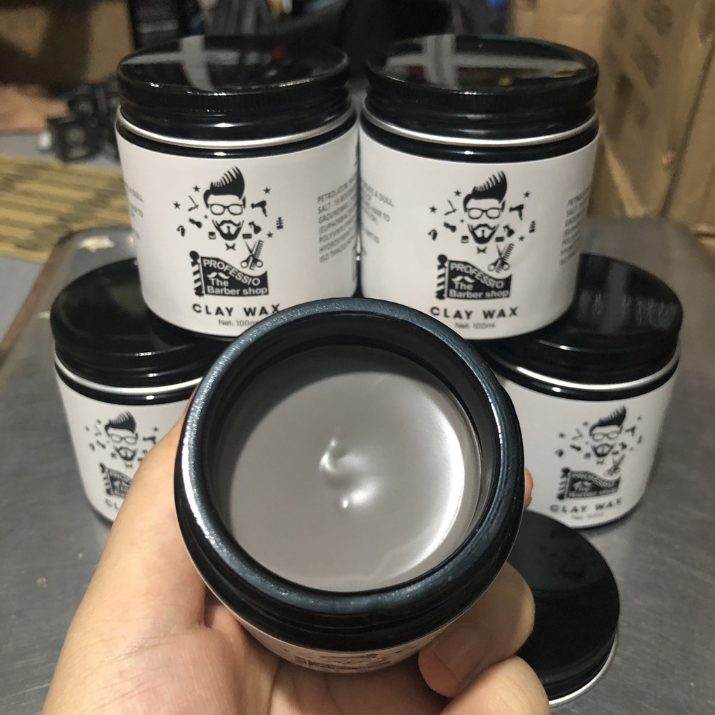 Sáp vuốt tóc nam CLAY WAX TRẮNG Profession 100gr tạo kiểu giữ nếp cho tóc
