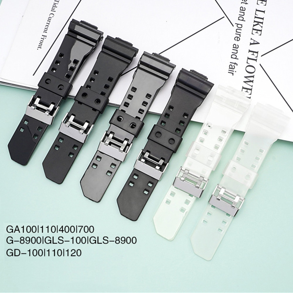 Dây Đeo Cao Su Thay Thế Cho Đồng Hồ Casio G-Shock Ga-100 Ga-110 Ga-120 Ga-150 Ga-200 Ga-300 Ga-400 Ga-700