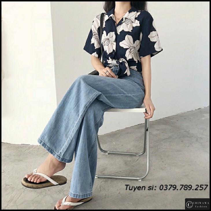 [Sỉ] Quần jean nữ baggy giá rẻ TA03