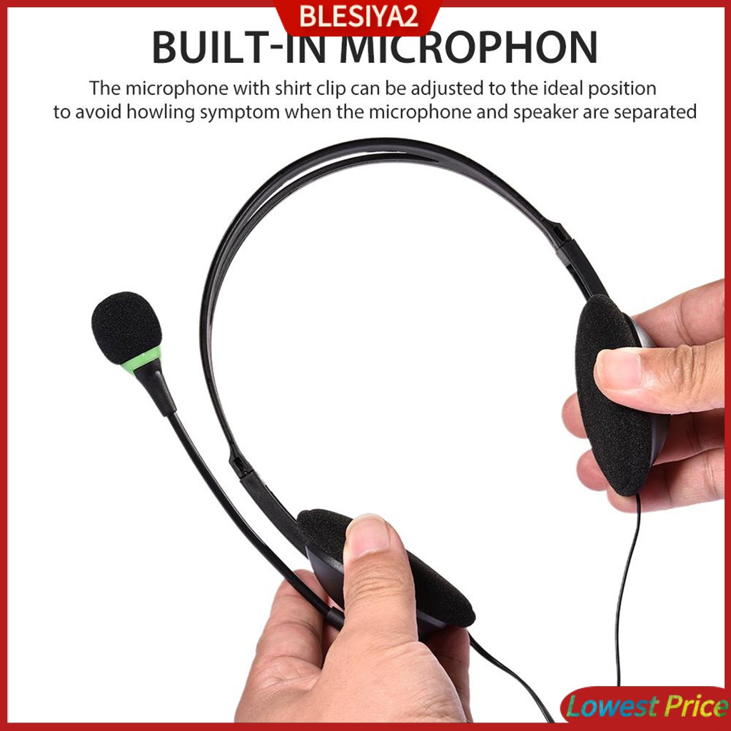 Tai Nghe Chống Ồn Có Mic Dành Cho Máy Tính Bàn 3.5mm Lilya2