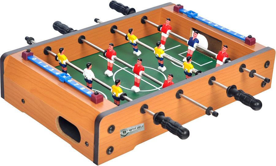 Bàn Đá Banh Mini - Đồ Chơi Bàn Bi Lắc Bóng Đá Table Top Foosball Trẻ Em, Luyện Phản Xạ, Trẻ Thông Minh