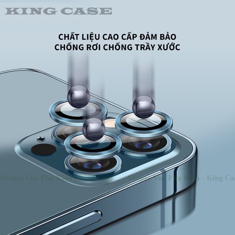 Bảo vệ camera iphone màu giống máy nguyên bản bộ gồm 3 mắt 14 / 13 / 12 / 11 / X / Xs / Pro / Max . / [BO3MAT-TRON]