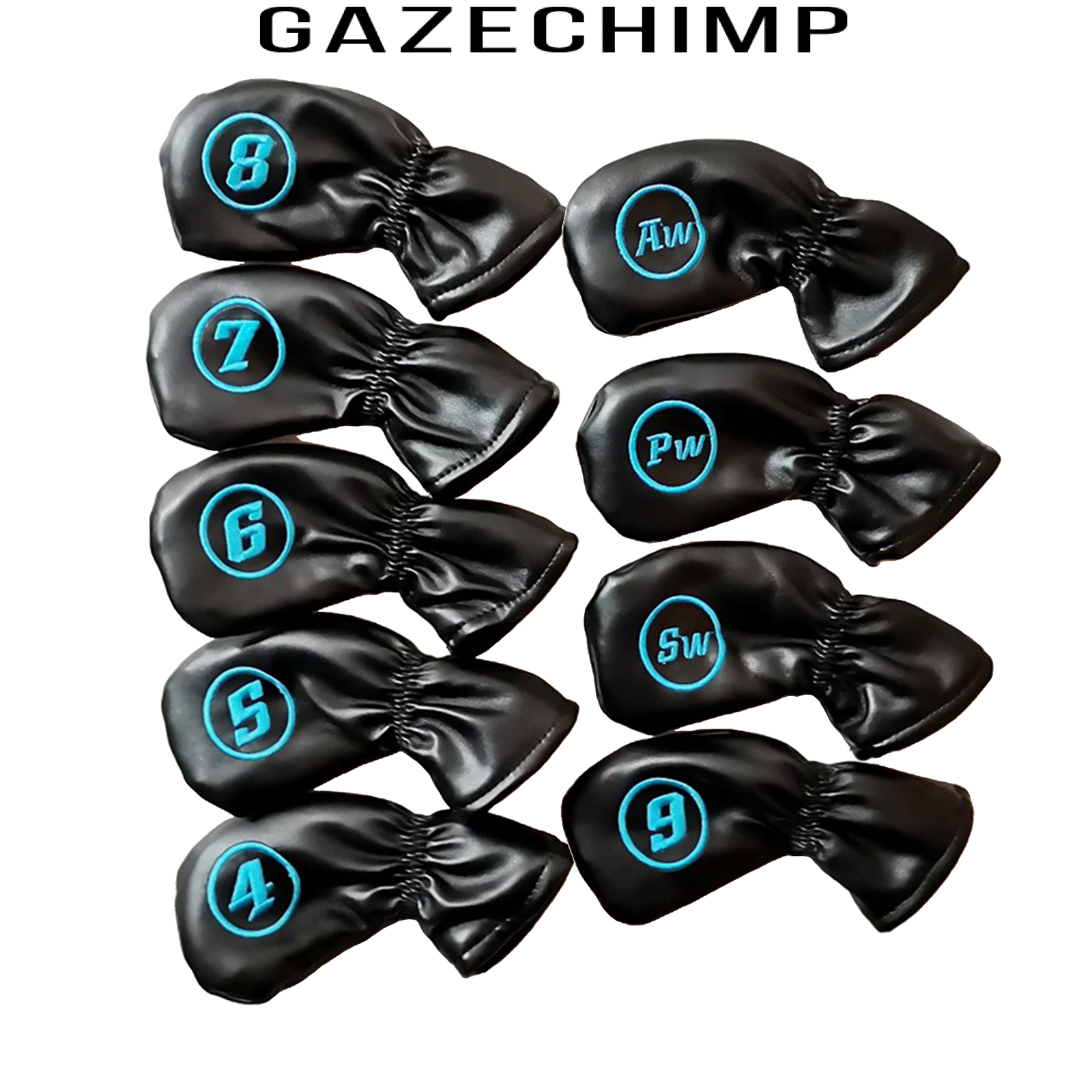 MIZUNO Set 9 Vỏ Bọc Bảo Vệ Đầu Gậy Đánh Golf Chuyên Dụng Chất Lượng Cao