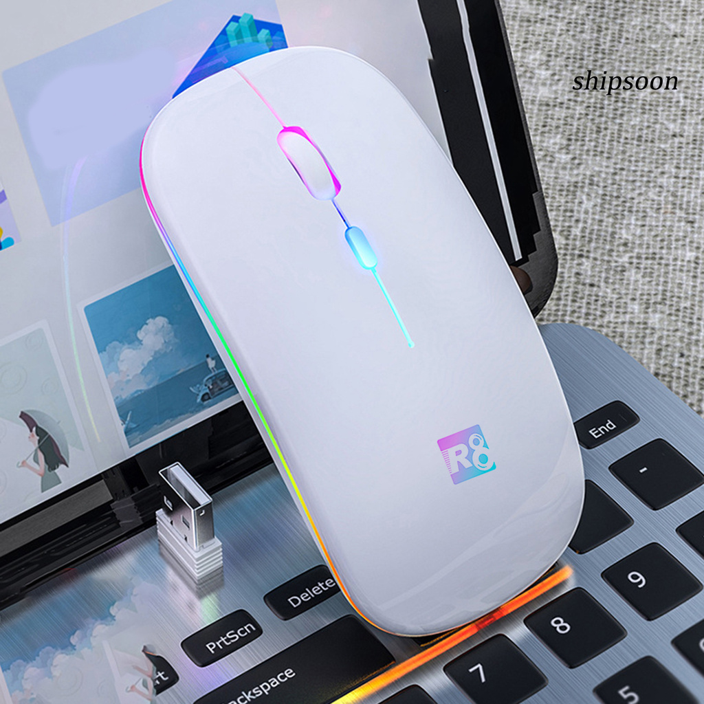 Chuột Quang Không Dây Ssn - R8-A6 2.4g Có Đèn Led Cho Laptop | BigBuy360 - bigbuy360.vn