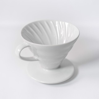 Phễu pha v60 sứ 2 - 4 tách màu trắng - mr. phin coffee