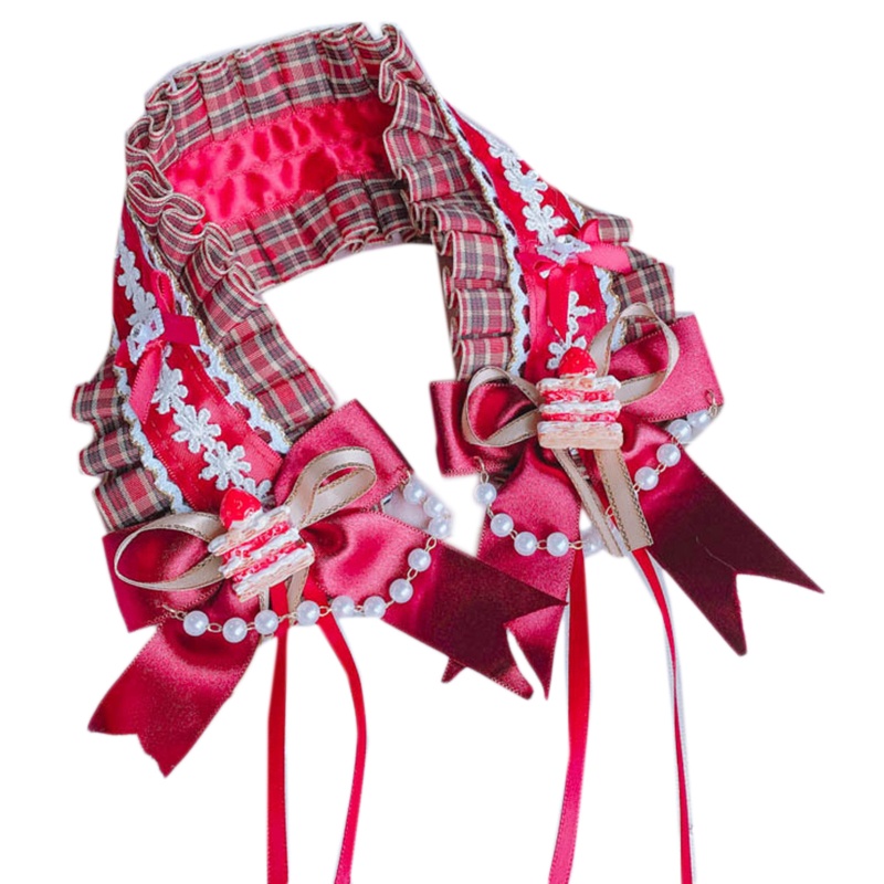 Băng Đô Ren Hoa Nhiều Màu Sắc Phong Cách Lolita