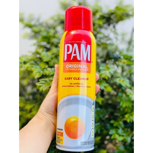 [New - 1 cặp] 24 oz( ~ 2400 lần xịt)Dầu ăn kiêng dạng xịt Pam chính hãng Mỹ( eatclean, giảm cân,...)