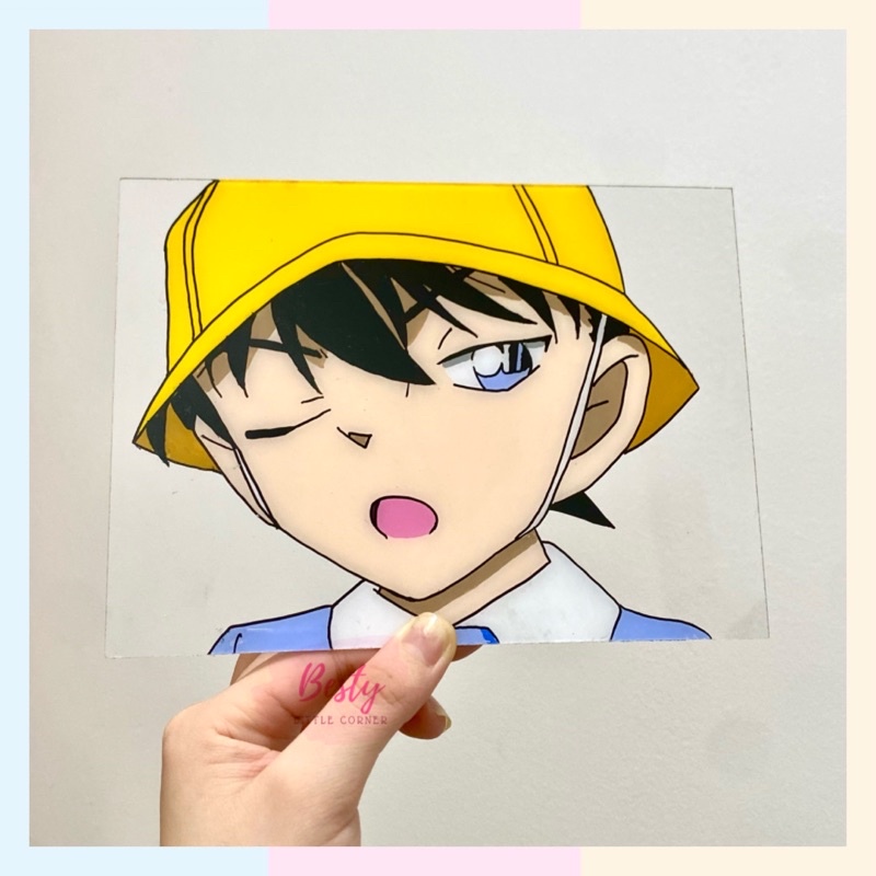 Glass Painting KIT Wild Police Story Detective Conan - Tranh kính Kit tự tô học viện cảnh sát Conan Mastuda Furuya Rei