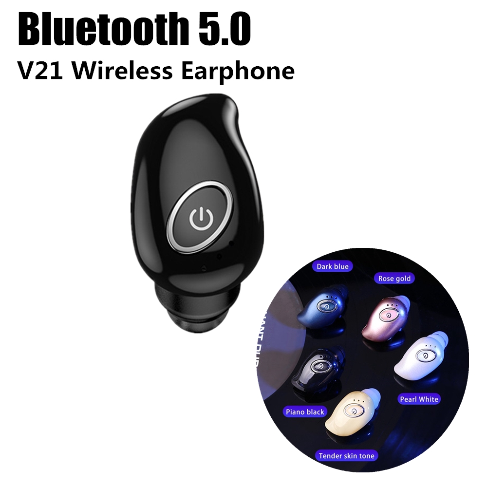 Tai nghe nhét tai Bluetooth 5.0 V21 tích hợp Microphone
