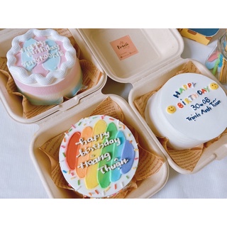 Bánh kem sinh nhật mini Bento 10cm có sẵn - Mẫu giao ngẫu nhiên