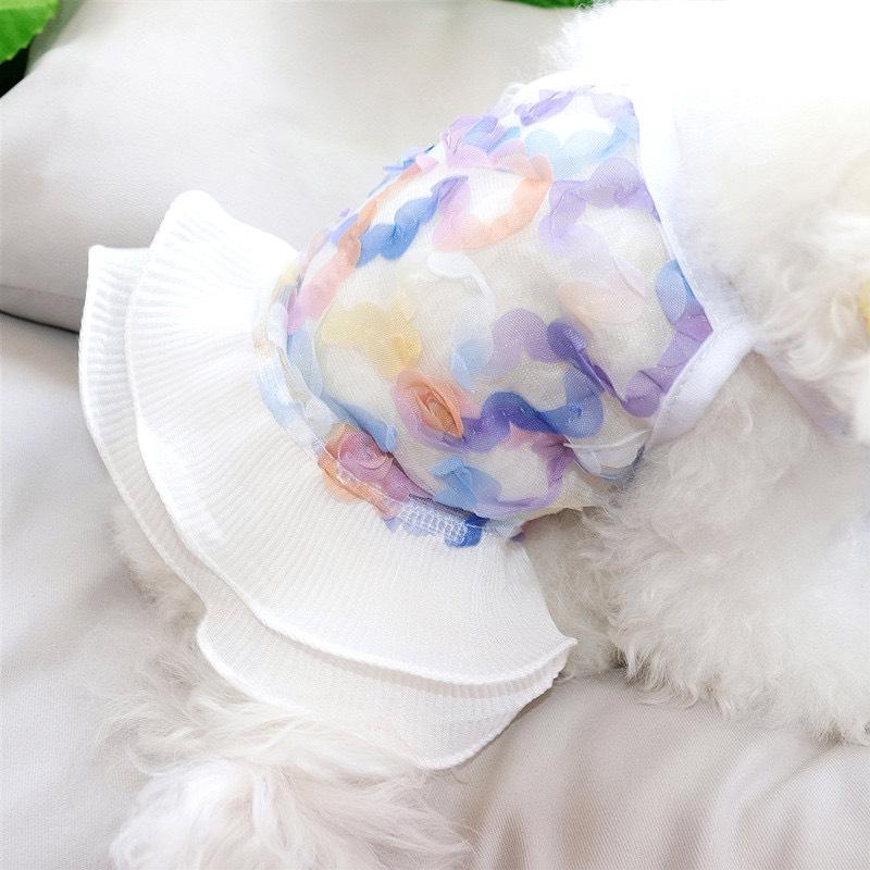 DP160 - Váy áo lưới xinh xắn dành cho chó mèo, quần áo thú cưng