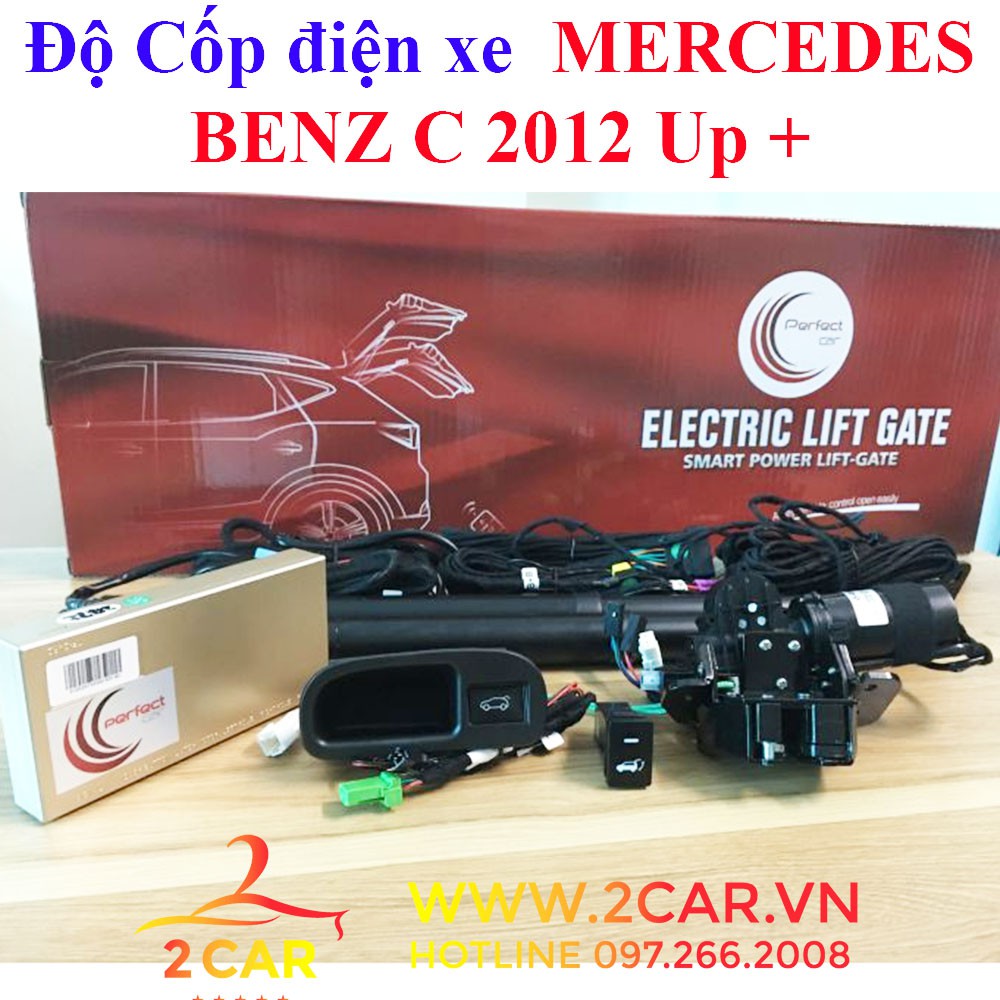 Cốp điện xe MERCEDES BENZ C 2012 Up + thương hiệu PerfectCar cao cấp