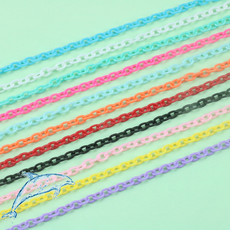 Dây Xích acrylic 6 * 8mm 40cm Dùng Làm Trang Sức Thủ Công diy