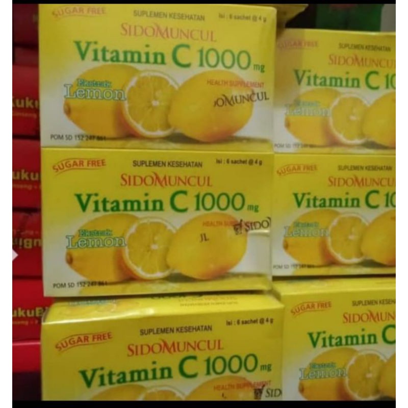 Bộ Vitamin C 1000 Mg Sidomuncul Chiết Xuất Chanh Gia Cạnh Tranh