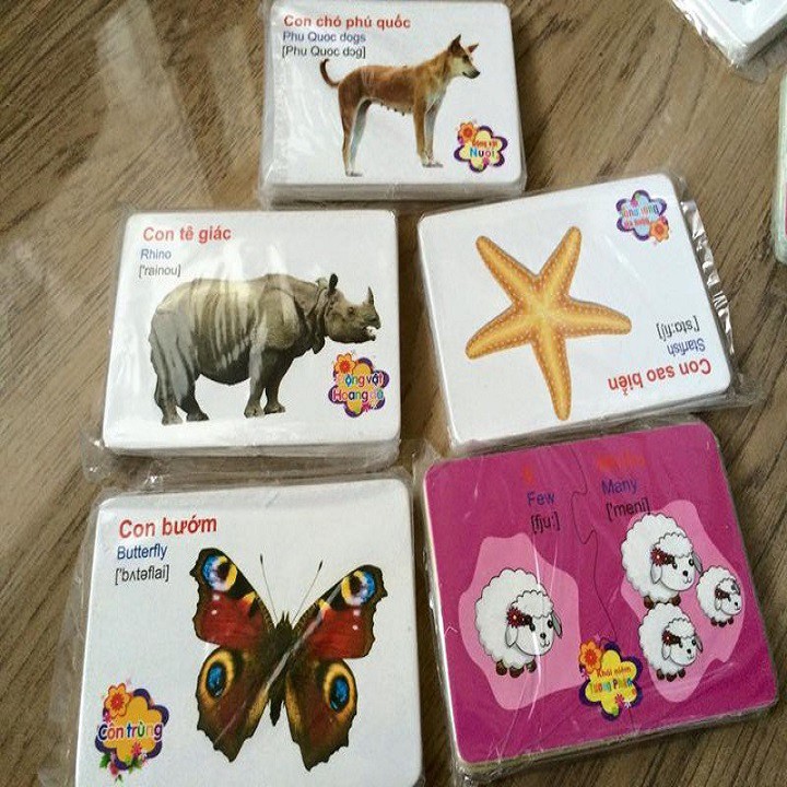 THẺ HỌC THÔNG MINH CHO BÉ BIBO- 416 THẺ- 16 CHỦ ĐỀ