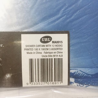 Màn che phòng tắm Uncle Bills MA0015 180cm