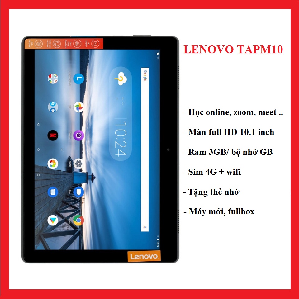 Máy tính bảng Lenovo Tap M10 màn 10.1 inch mới fullbox