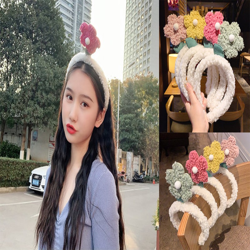 Băng đô đính hoa nhỏ dễ thương phong cách Hàn Quốc