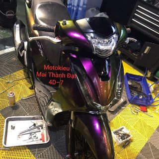 Màu Sơn 4D mã 4D-7 Chuyển đổi góc nhìn ( Tím-Hồng-Vàng-Lá ) ( Sơn oto xe máy )Đóng gói tùy chọn