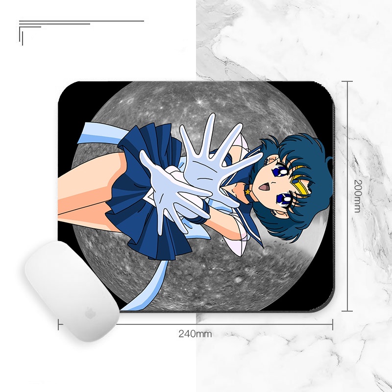 Miếng lót chuột IN HÌNH Sailor Moon Thủy thủ mặt trăng anime chibi tiện lợi xinh xắn