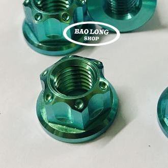 5 Ốc Tán TiTan GR5 6Li Xanh Lục Bảo (100%Titan)