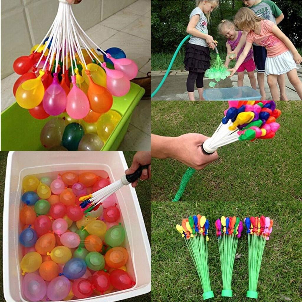 Bộ 3 chùm 111 bong bóng nước nhiều màu cho bé